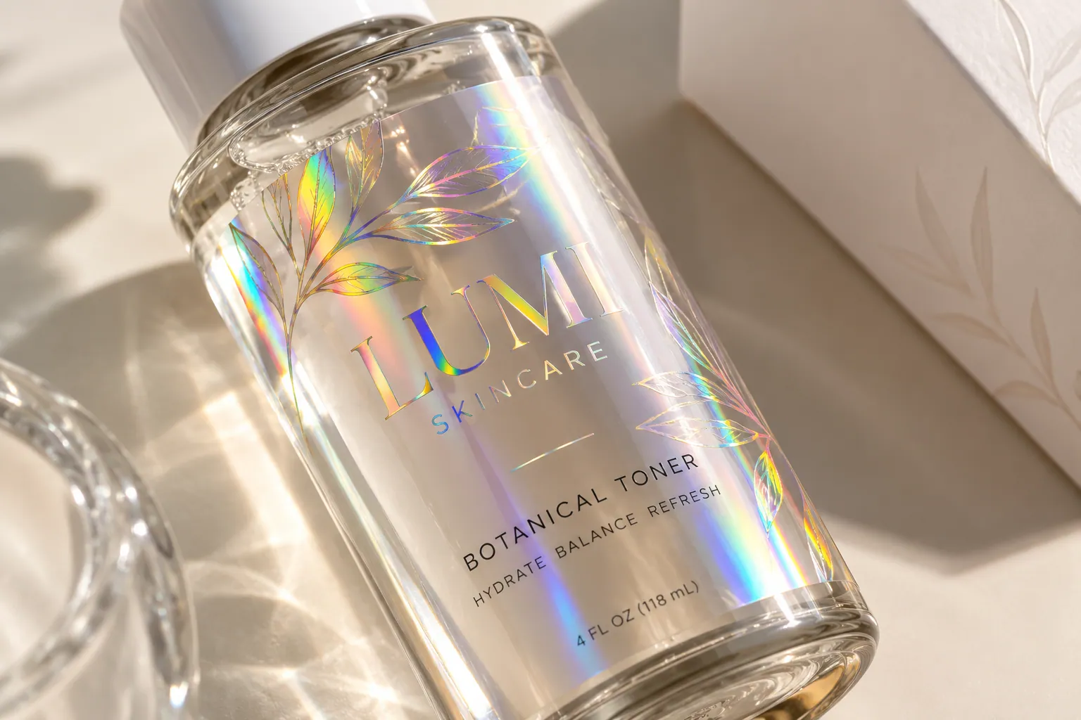 Foil Labels on a printed label
